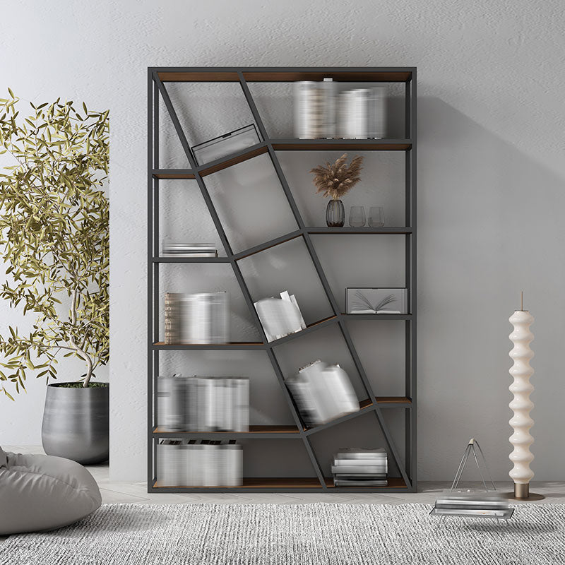 Moderner Stil 4-Shelf-Bücherregal Etagere Regalbuch für Heimbüro