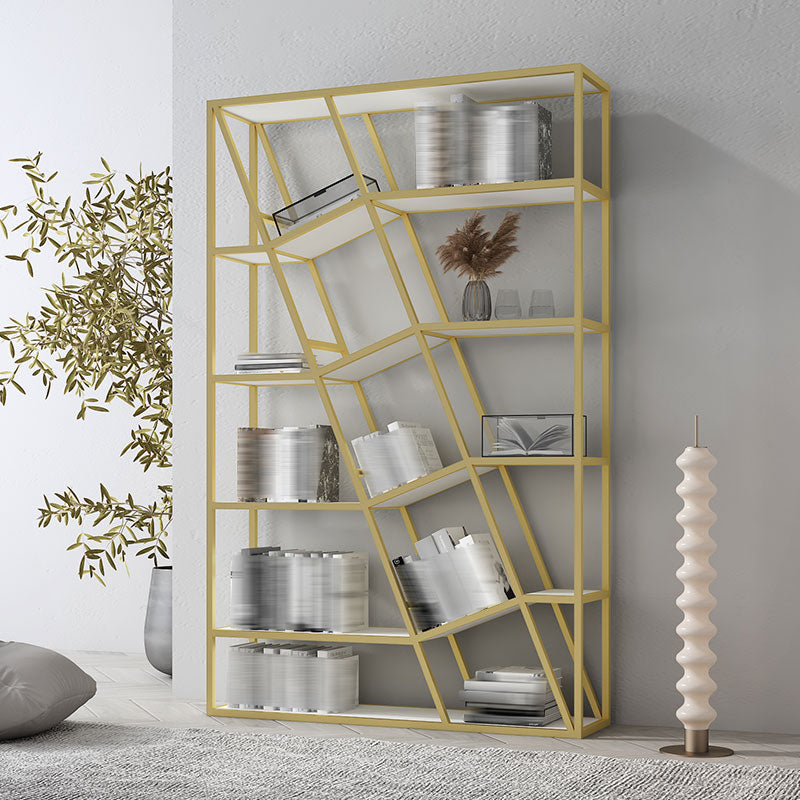 Moderner Stil 4-Shelf-Bücherregal Etagere Regalbuch für Heimbüro