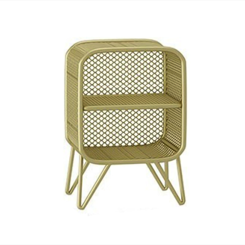 Industrial Standard Bookcase Contemporary Metal Closed Back Bookcase