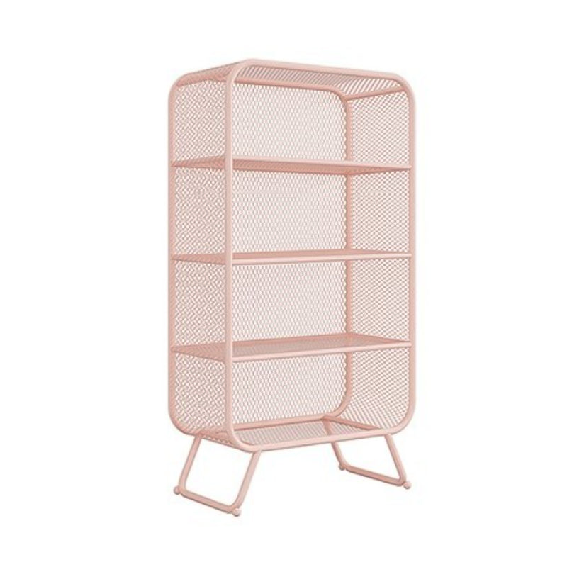 Industrial Standard Bookcase Contemporary Metal Closed Back Bookcase