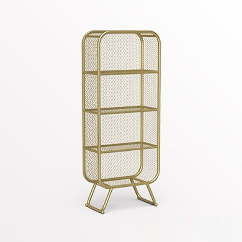 Industrial Standard Bookcase Contemporary Metal Closed Back Bookcase