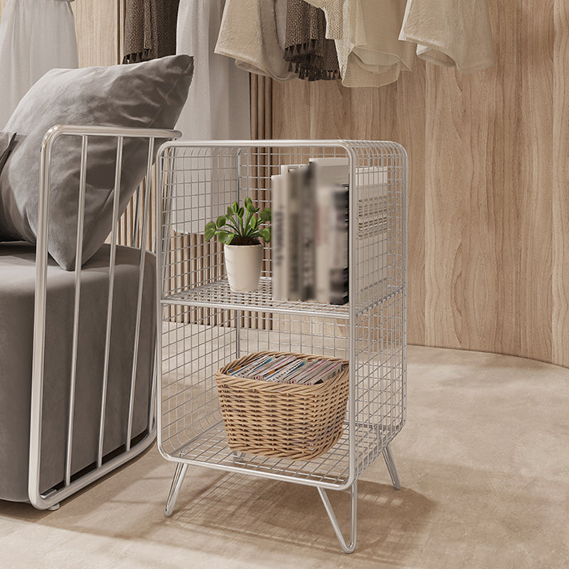 Industrial Standard Bookcase Contemporary Metal Closed Back Bookcase