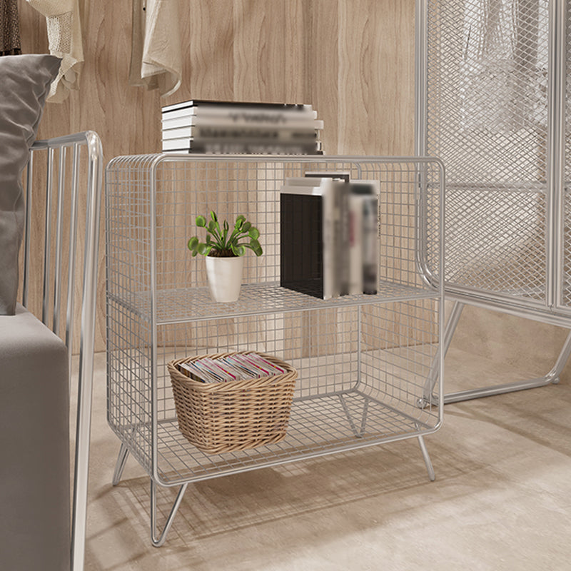 Industrial Standard Bookcase Contemporary Metal Closed Back Bookcase