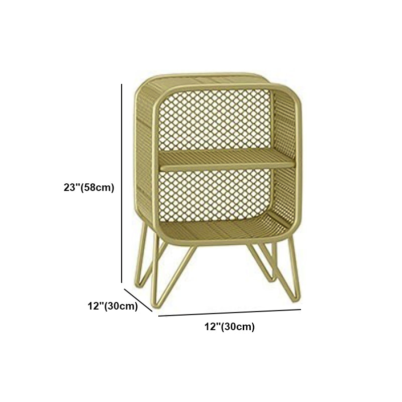 Industrial Standard Bookcase Contemporary Metal Closed Back Bookcase