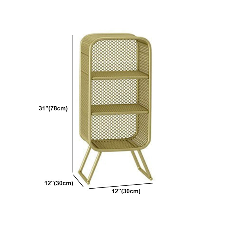 Industrial Standard Bookcase Contemporary Metal Closed Back Bookcase