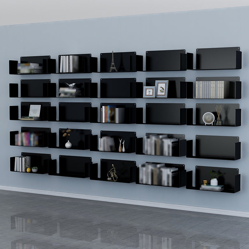 Libreria di unità murale orizzontale di ferro per la casa