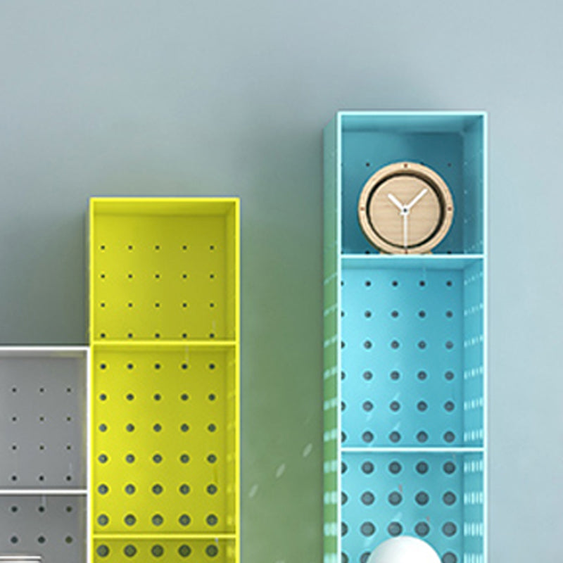 Scaffale orizzontale in ferro per unità murale contemporanea, 39,4 "l x 9,8" w x 9,8 "h