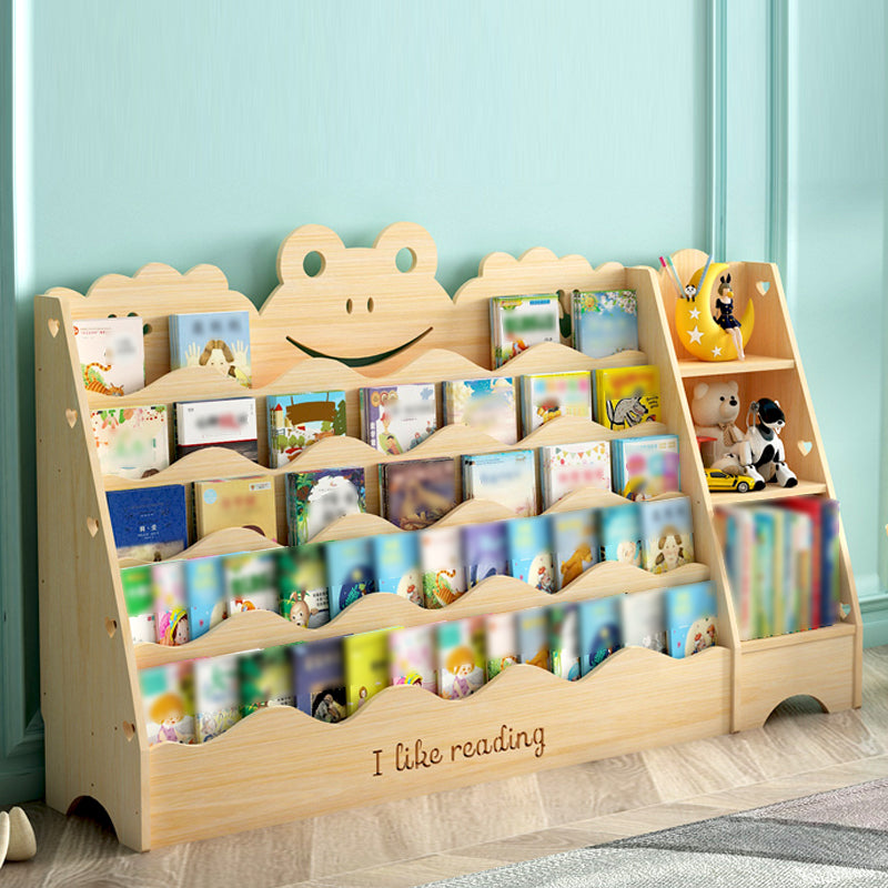 Leiter Bücherregal Solid Wood Contemporary Style Bookshelf für Lernraum