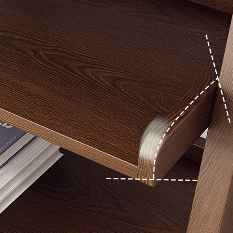 Modern Style Ladder Bookshelf Massivholzregal Bücherregal für Zuhause