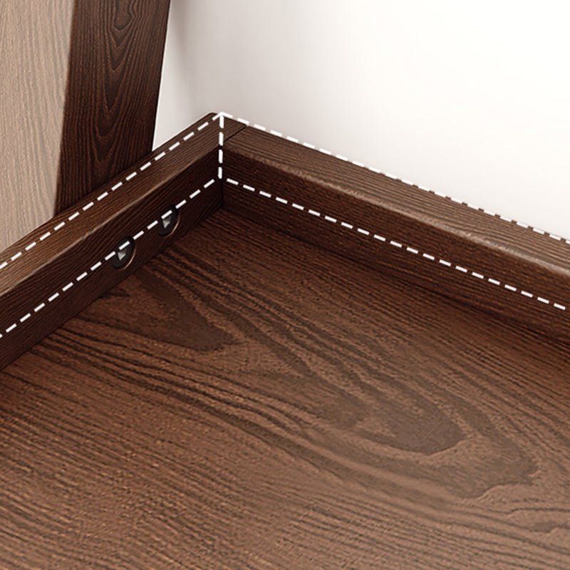 Modern Style Ladder Bookshelf Massivholzregal Bücherregal für Zuhause