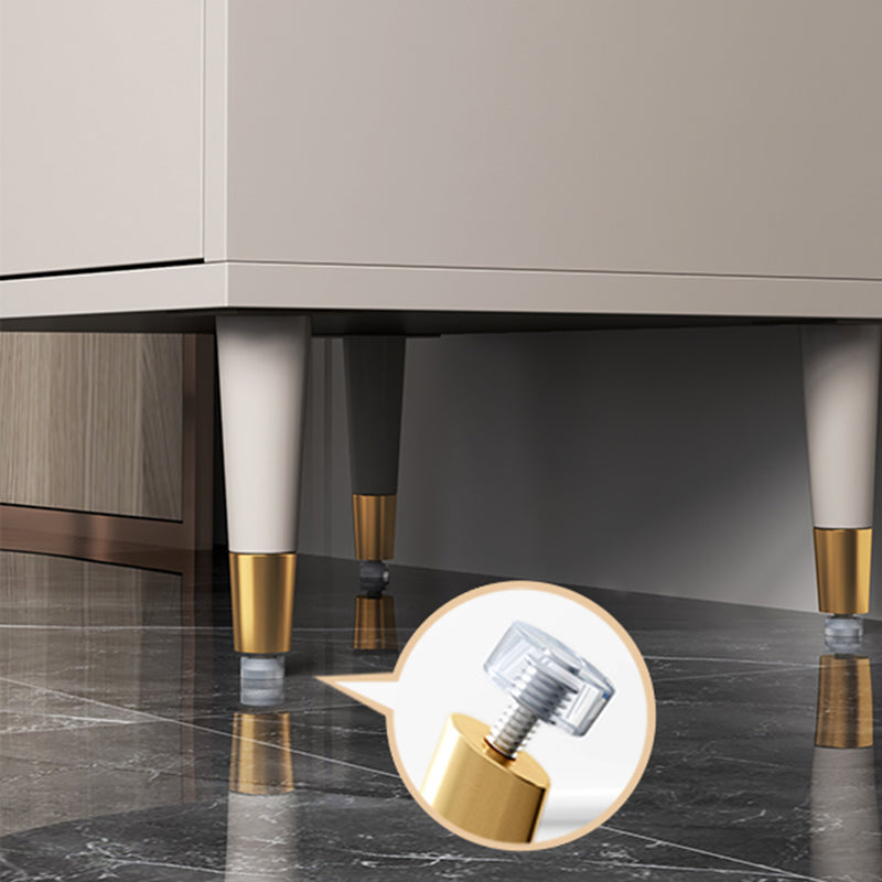 Wood Standard Bookcase Contemporary Book Shelf with Drawer Storage