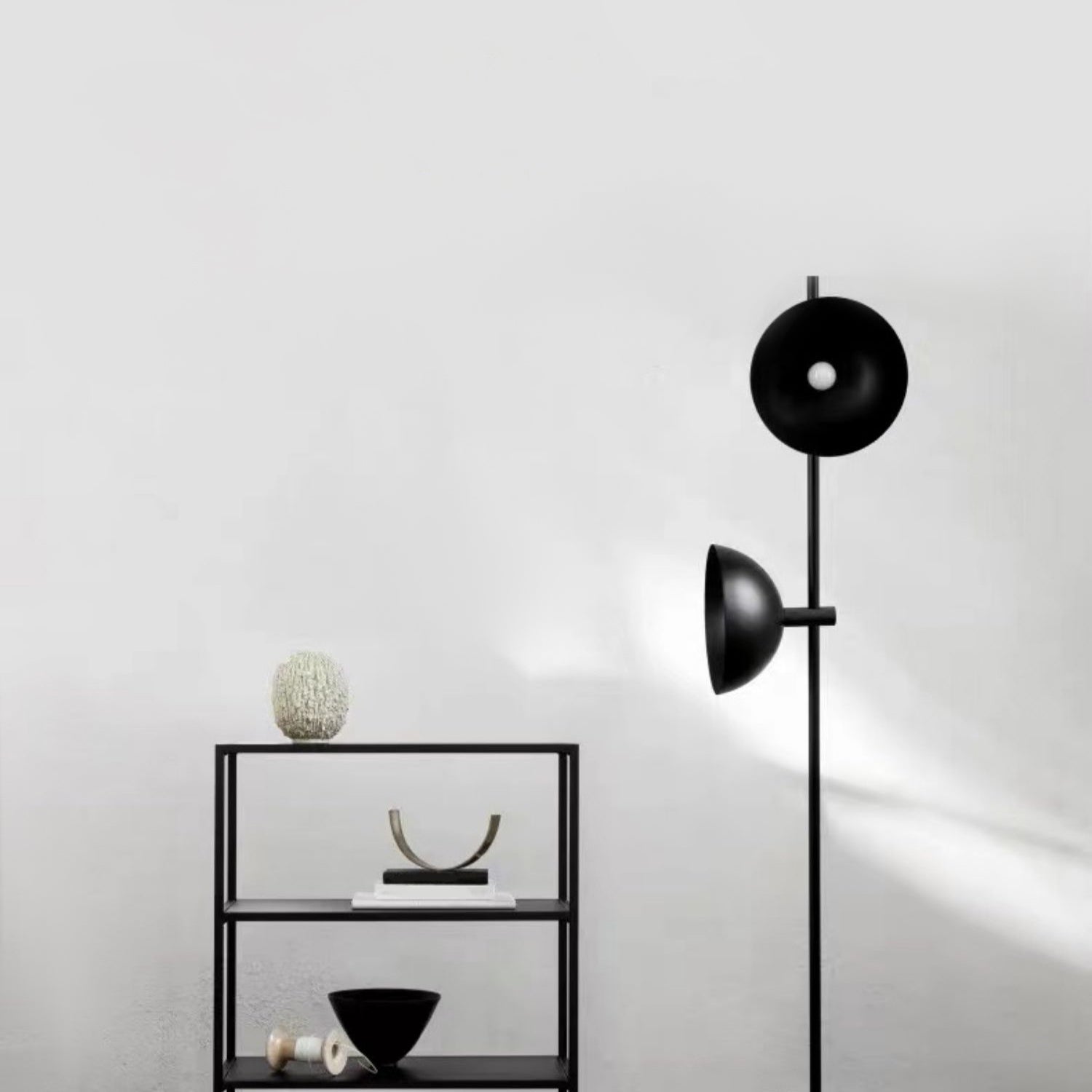 Libreria etagere in metallo aperto libreria contemporanea con ripiani