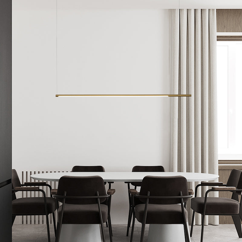 Éclairage d'éclairage à île moderne 1 Light Suspension LED de restaurant Light avec une teinte acrylique