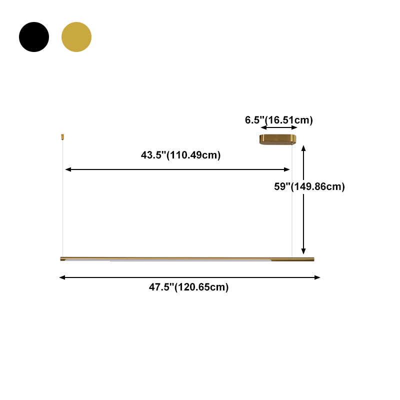 Éclairage d'éclairage à île moderne 1 Light Suspension LED de restaurant Light avec une teinte acrylique