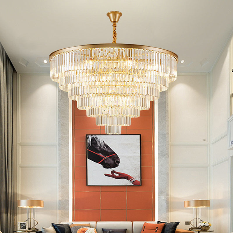 Modern Style Geometric Island Light Fixtures Crystal Island Pendants for Kitchen Island