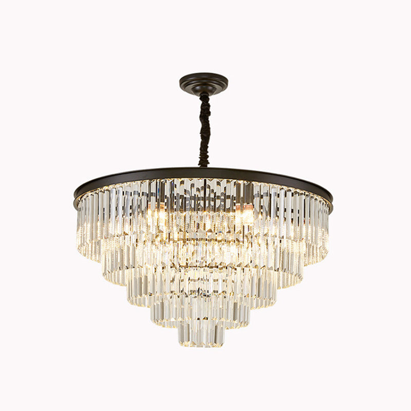 Modern Style Geometric Island Light Fixtures Crystal Island Pendants for Kitchen Island