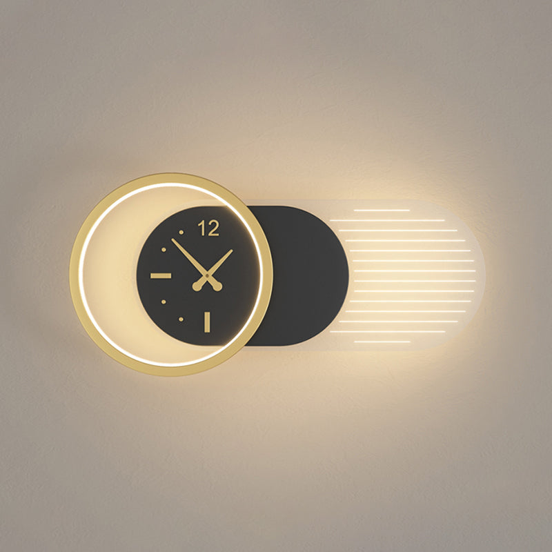 Stile per bambini a forma unica luci da parete in metallo lampade montate