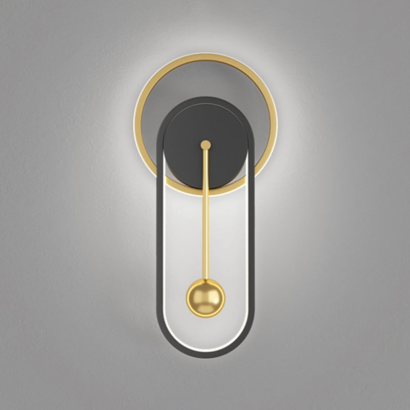 Stile per bambini a forma unica luci da parete in metallo lampade montate