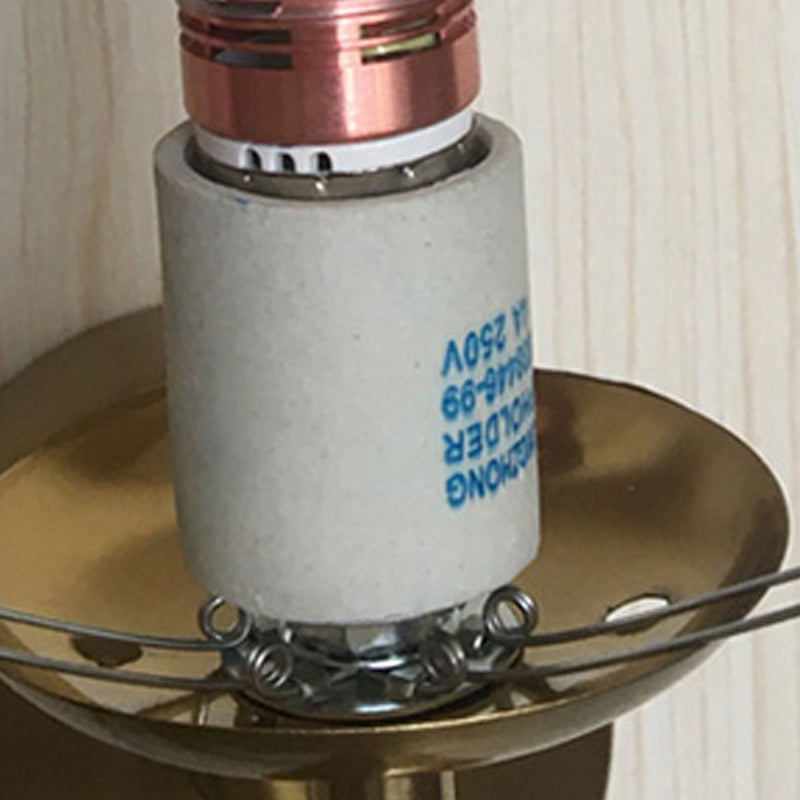 Lámpara de lámpara de pared global dorada simplicidad de vidrio blanco de 1 linda lámpara de vidrio