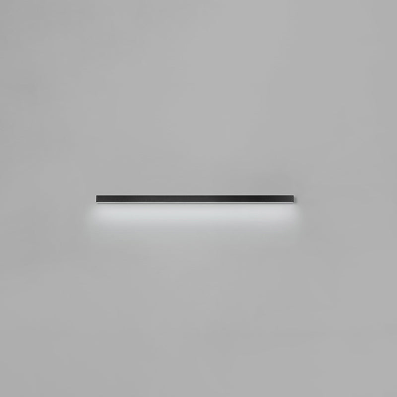 Linear Shape Metal Wall Light Modern 1-Light Wall Mounted Light Fixture