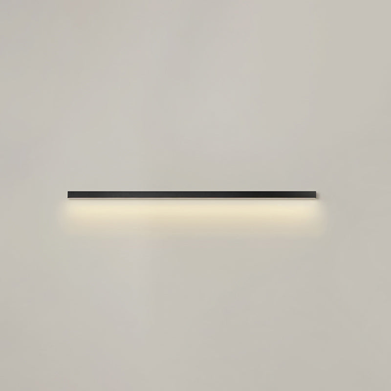 Linear Shape Metal Wall Light Modern 1-Light Wall Mounted Light Fixture