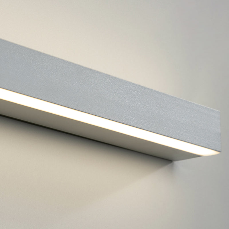 Linear Shape Metal Wall Light Modern 1-Light Wall Mounted Light Fixture