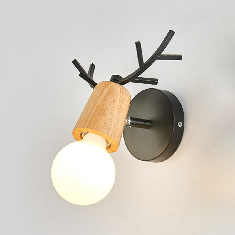 Modern Style Unique Shape Wall Sconce Metal 1 Light Sconce Lighting for Bedroom