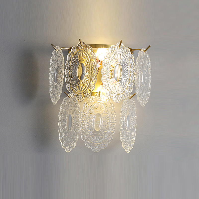 Modern Glass Wall Light Sconce Creative Simple Wall Light Fixture for Bedroom