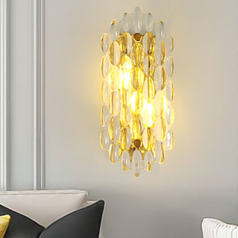 Modern Glass Wall Light Sconce Creative Simple Wall Light Fixture for Bedroom