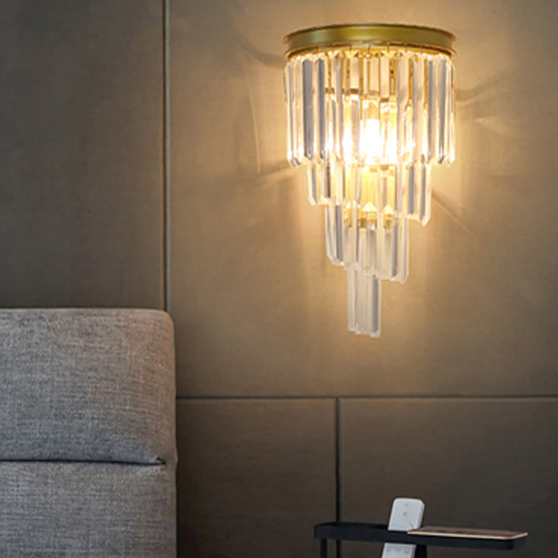 Modern Glass Wall Light Sconce Creative Simple Wall Light Fixture for Bedroom