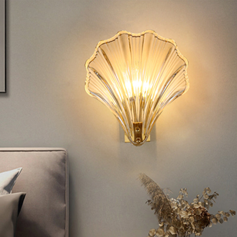 Modern Glass Wall Light Sconce Creative Simple Wall Light Fixture for Bedroom