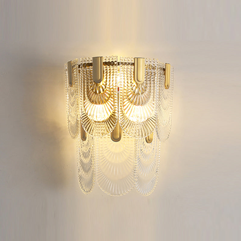 Modern Glass Wall Light Sconce Creative Simple Wall Light Fixture for Bedroom