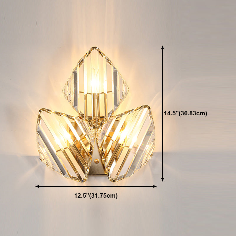 Modern Glass Wall Light Sconce Creative Simple Wall Light Fixture for Bedroom
