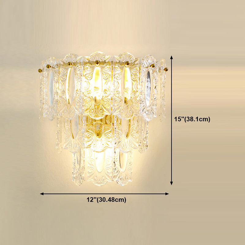 Modern Glass Wall Light Sconce Creative Simple Wall Light Fixture for Bedroom