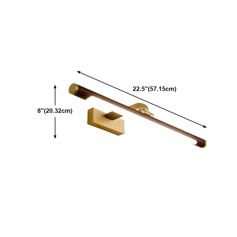 American Style Metal Vanity Light Straight LED Mirror Light for Bathroom