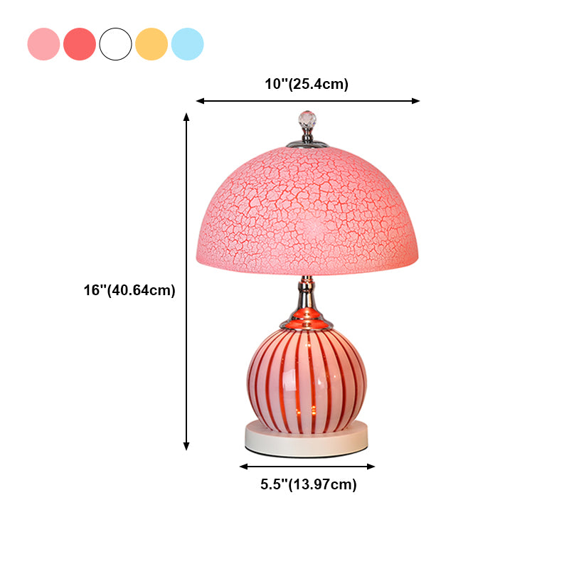 Runde Formglasetischlampe moderne 1 Leuchttischlampenleuchten
