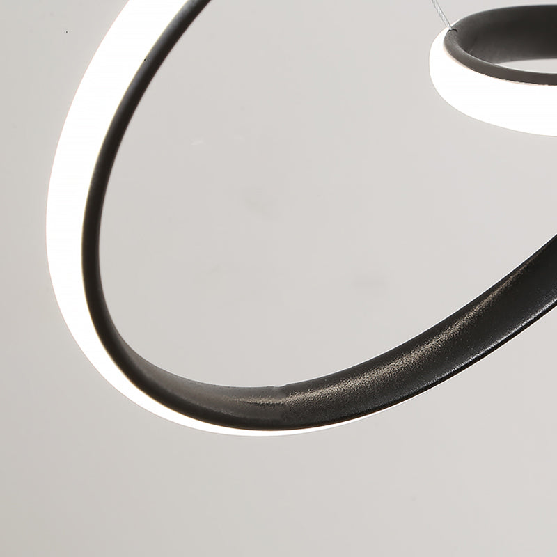 Candelera de lámpara lineal nórdica 1 Costilla LED de LED ligero para sala de estar