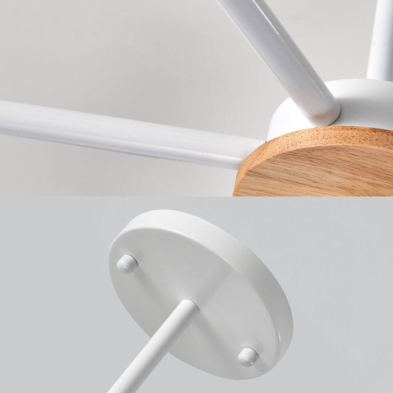 Multi Light Cone Hangende kroonluchter Moderne Macaron Style Metal Hanging Lamp voor restaurant