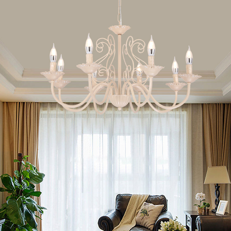 Luces de lámpara de araña únicas de lámpara colgante de metal de estilo tradicional