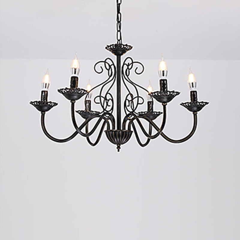 Luces de lámpara de araña únicas de lámpara colgante de metal de estilo tradicional