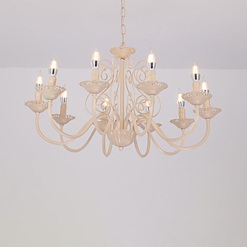 Luces de lámpara de araña únicas de lámpara colgante de metal de estilo tradicional