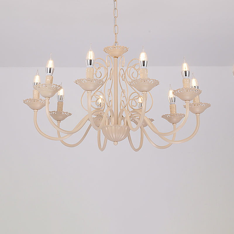 Luces de lámpara de araña únicas de lámpara colgante de metal de estilo tradicional
