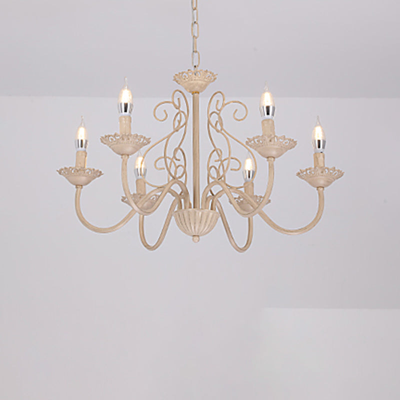 Luces de lámpara de araña únicas de lámpara colgante de metal de estilo tradicional