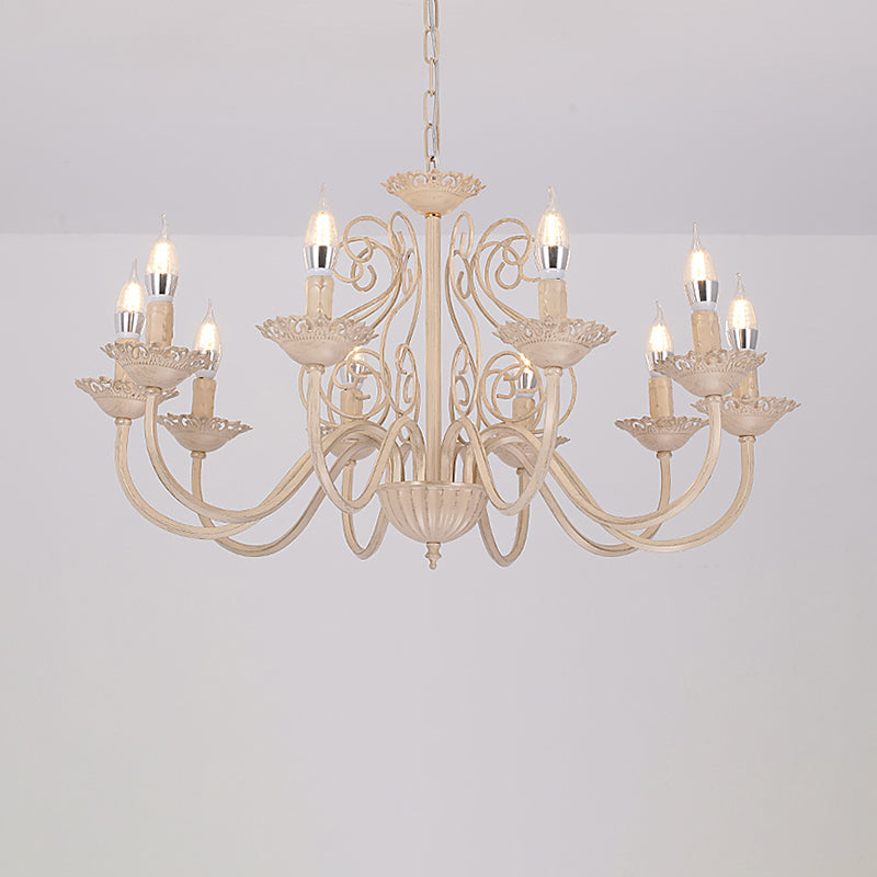 Luces de lámpara de araña únicas de lámpara colgante de metal de estilo tradicional