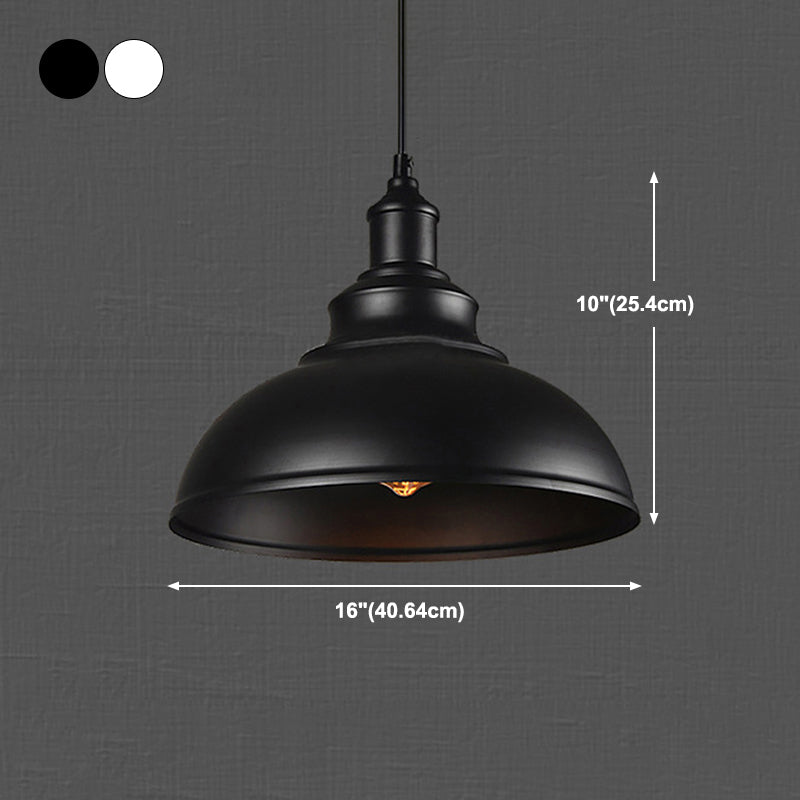 1 Light Geometric Hanging Lights Industrial Style Metal Pendant Light Kit