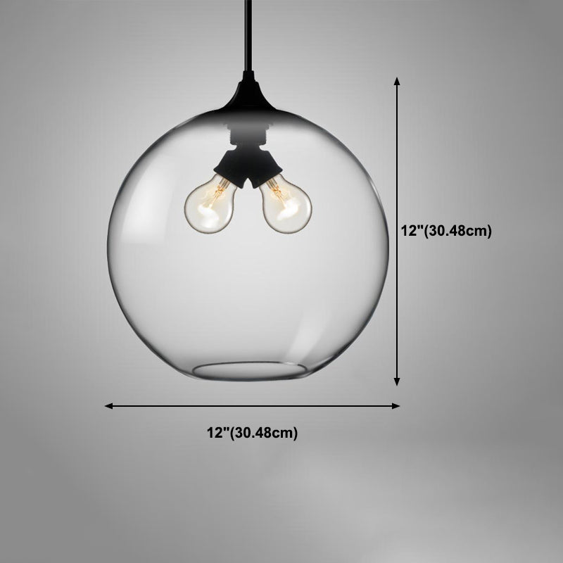 Modern Style Hanging Light Creative Glass Shade Pendant Lighting Fixture