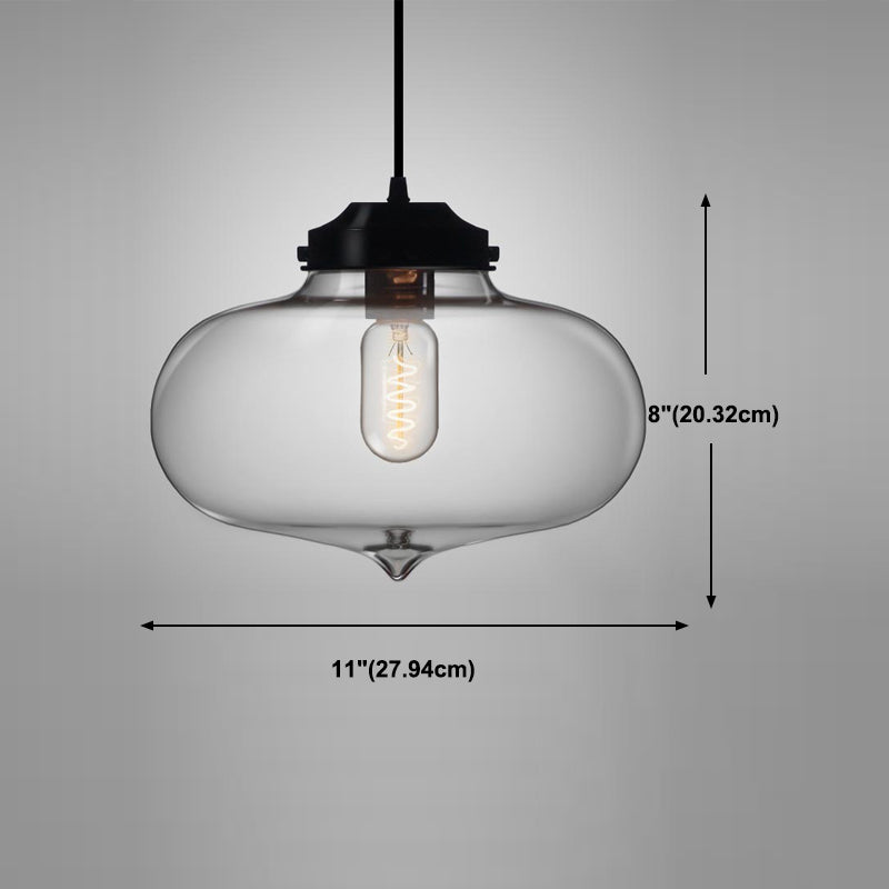 Modern Style Hanging Light Creative Glass Shade Pendant Lighting Fixture