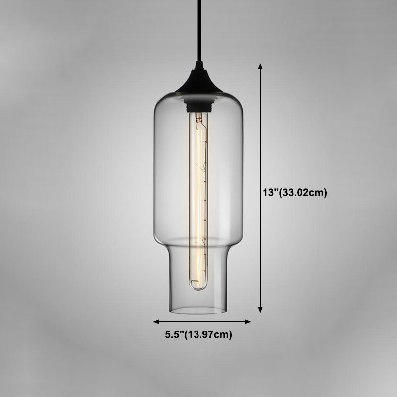 Modern Style Hanging Light Creative Glass Shade Pendant Lighting Fixture