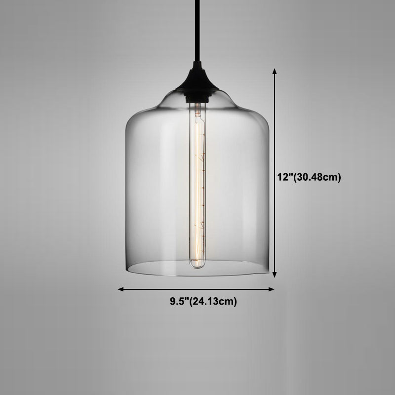 Modern Style Hanging Light Creative Glass Shade Pendant Lighting Fixture