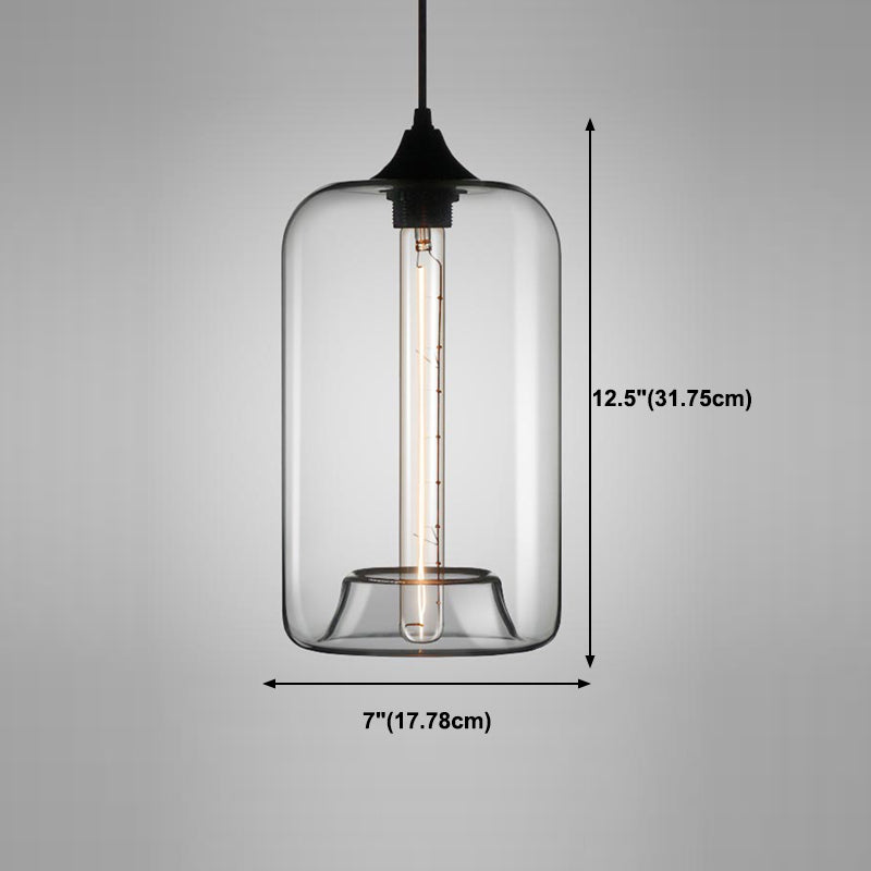 Modern Style Hanging Light Creative Glass Shade Pendant Lighting Fixture